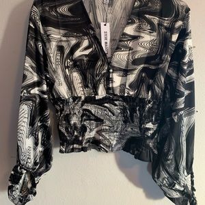 Steve Madden NWT Long Sleeve Blouse